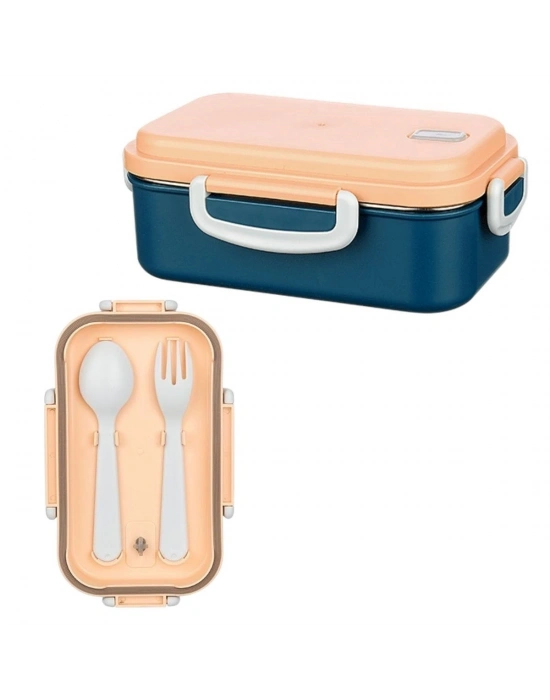 ®  2 Bölmeli 150-300 Ml Paslanmaz Çelik Yemek Kabı Beslenme Kabı Yiyecek Saklama Kabı