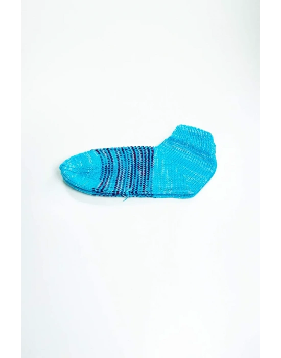 2 Çift El Örgüsü Kışlık Şık Kadın Yün Patik Set 14