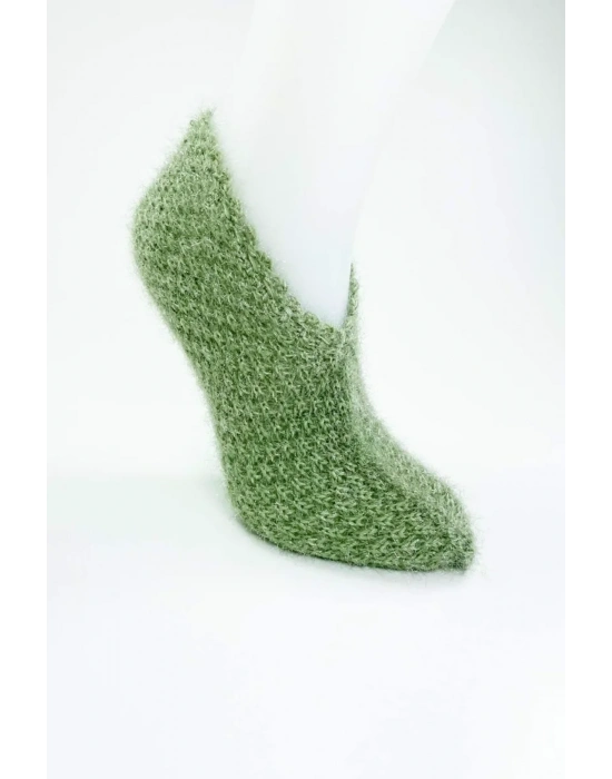 2 Çift El Örgüsü Kışlık Şık Kadın Yün Patik Set 6