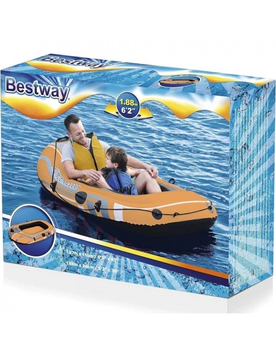 2 Kişilik Şişme Bot Hydroforce 196x114 Cm Bestway - 61100