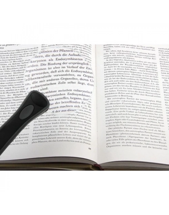 2 Led Işıklı 2.5x90mm Okuma Büyüteç