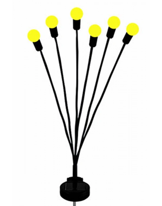 2li Bahçe Çiti 6lı Renkli Güneş Enerjili Led Lamba Royaleks-1085