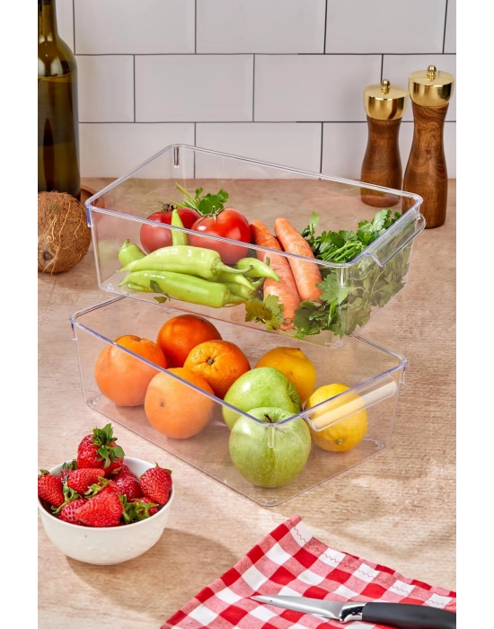 2 Li Buzdolabı Organizeri & Buzdolabı Düzenleyici 4,5 lt