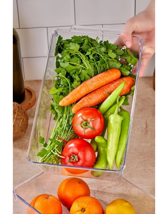 2 Li Buzdolabı Organizeri & Buzdolabı Düzenleyici 4,5 lt