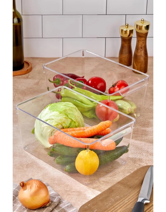 2 Li Buzdolabı Organizeri & Buzdolabı Düzenleyici 6 lt