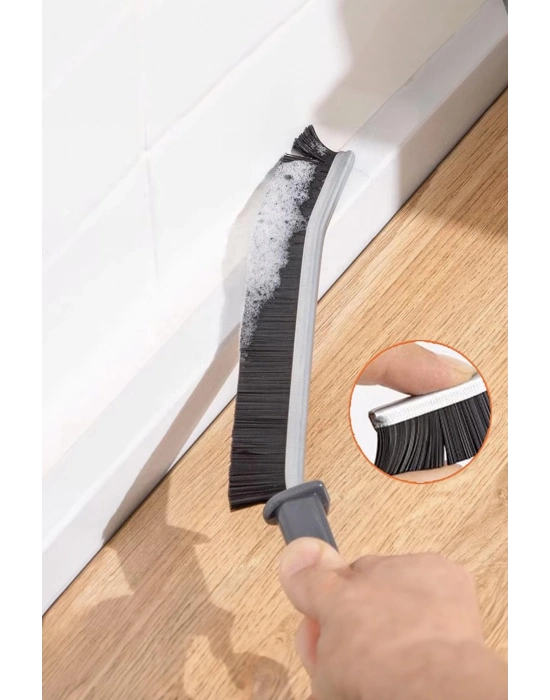 2 Li Çok Amaçlı Temizlik Fırçası & Derz Fırçası & Mutfak Banyo Temizlik Fırçası