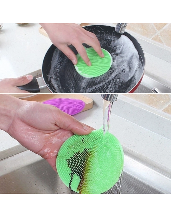 ®  2li Kir Tutmaz Tırtıklı Yüzey Bulaşık Yıkama Pedi