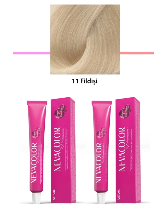 2 li Set Premium 11 Fildişi - Kalıcı Krem Saç Boyası 2 X 50 g Tüp