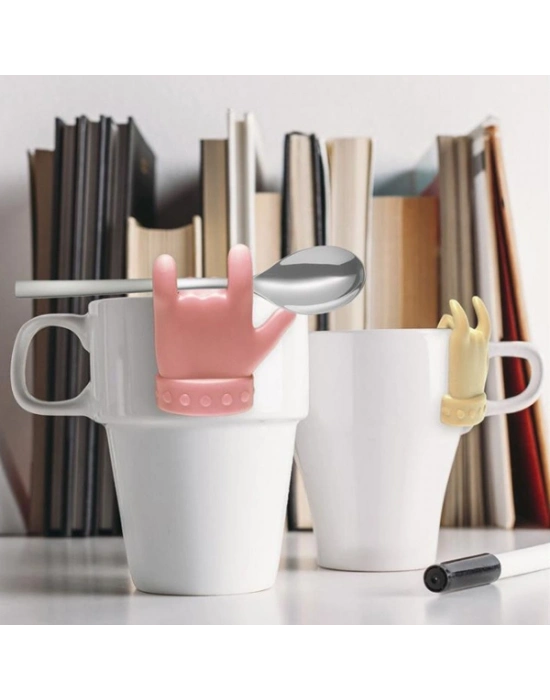 2li Silikon Tutucu Çay ve Kahve Aksesuar Seti