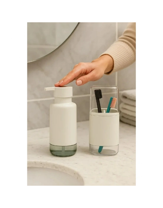 2li Sıvı Sabunluk Ve Diş Fırçalık Seti