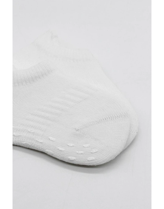 2Li Sneakers Kaymaz Basic Penye Çorap 20103 Beyaz Beyaz