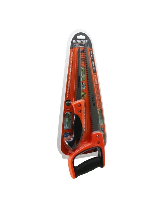 2 Pcs Alçıpan Testere Set Profesyonel 7 İnç- 170mm - 12 İnç- 300mm Çelik Bıçak - Ergonomik Sap