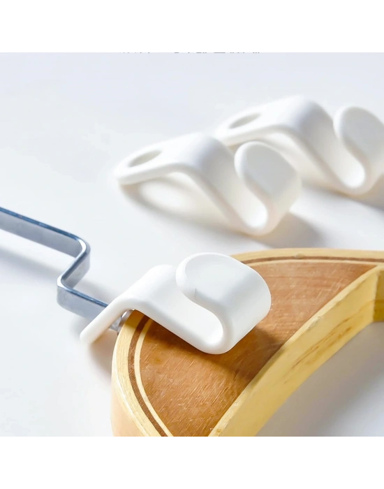 20 Adet Pratik Gardrop Askısı Çoklayıcı Aparatlar - Dolap Askı Çoklayıcı