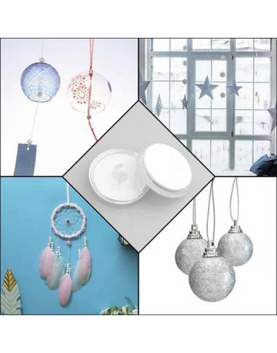 ®  20 Adet Şeffaf Yuvarlak 3 Cm Çaplı Güçlü Disk Yapışkanlar