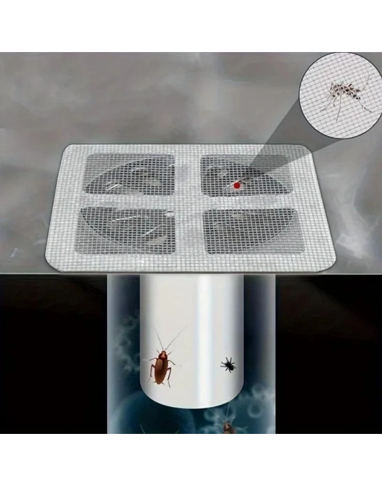 20 Adet Yapışkanlı Banyo Gider Koruyucu Saç Toplayıcı – Gider Böcek Koruyucu Gider Süzgeci