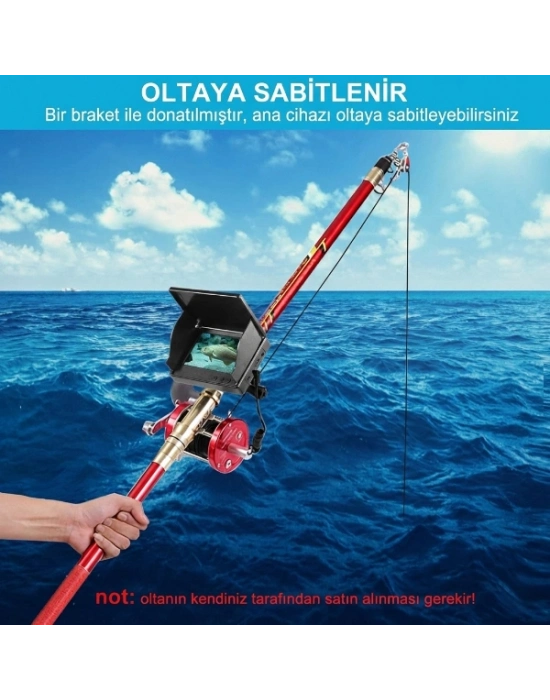 20 Metre Sualtı Balık Tutma Kamerası
