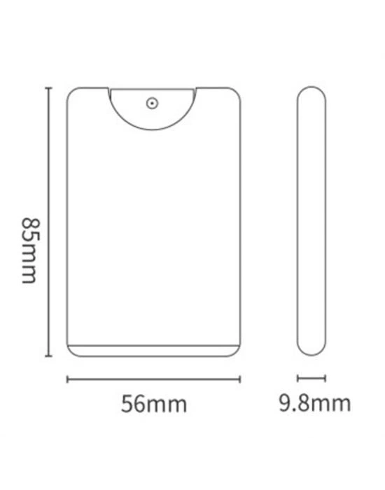 20 Ml Doldurulabilir Mini Cep Boy Taşınabilir Çok Amaçlı Parfüm Şişesi