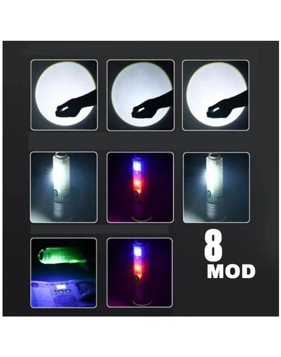 2023 Seri 8 Mod Şarjlı Yeni Nesil El Feneri Wt-609