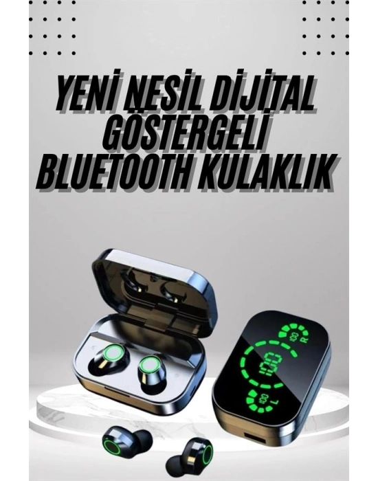 ® 2025 Model Bluetooth Kulaklık Telefon Şarj Edebilen Çağrı Cevaplama Dijital Göstergeli