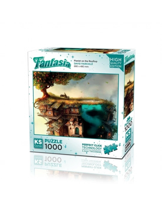 ® 20777 PUZZLE 1000 PLANİST ON THE ROOFTOP
