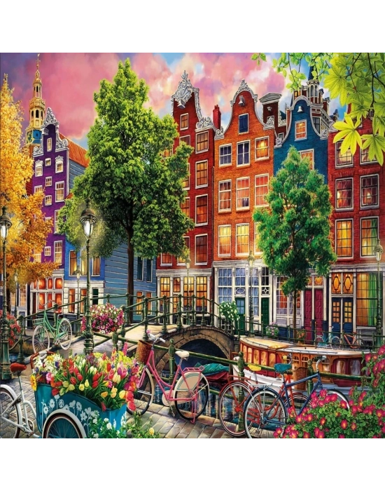 ® 20793 PUZZLE 1000 BEAUTİFUL SUNSET İN AMSTERDAM
