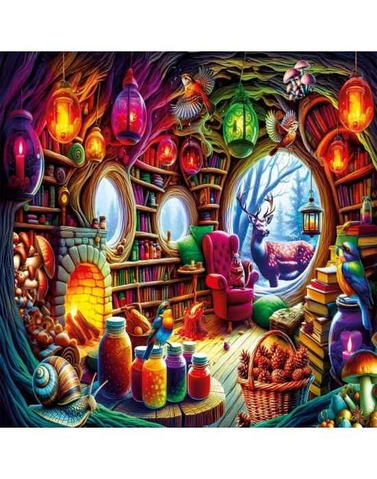 ® 20826 PUZZLE 1000 Mystical House in the Forest