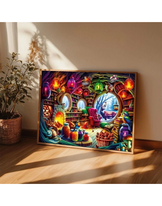 ® 20826 PUZZLE 1000 Mystical House in the Forest