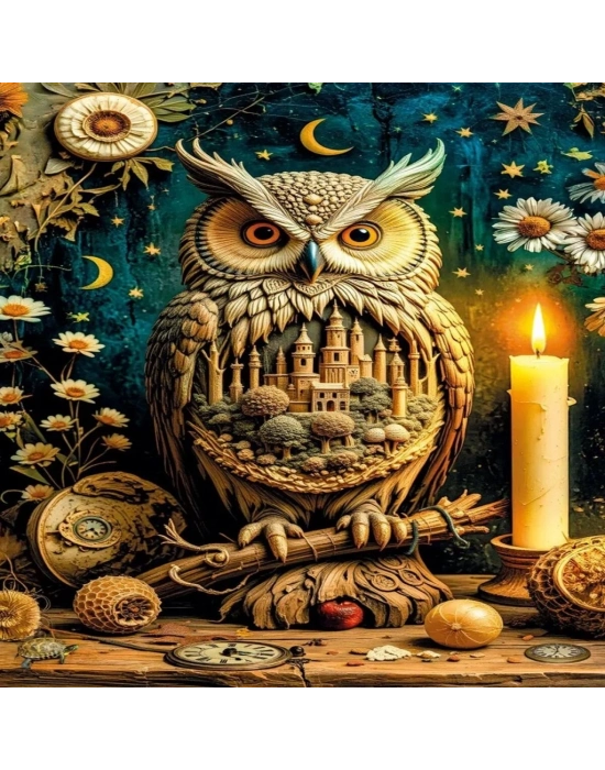 ® 20849 PUZZLE 1000 The Silent Town Watched by the Owl