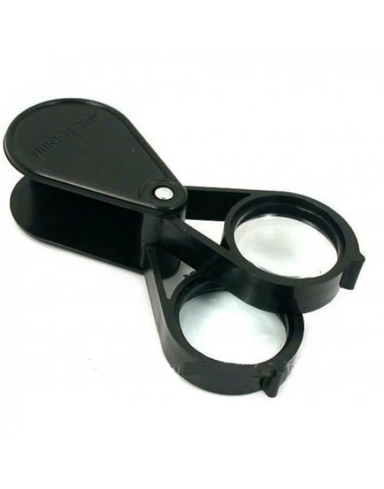20x30 2k30mm Çıft Optik Lens Katlanan Cep Büyüteç.