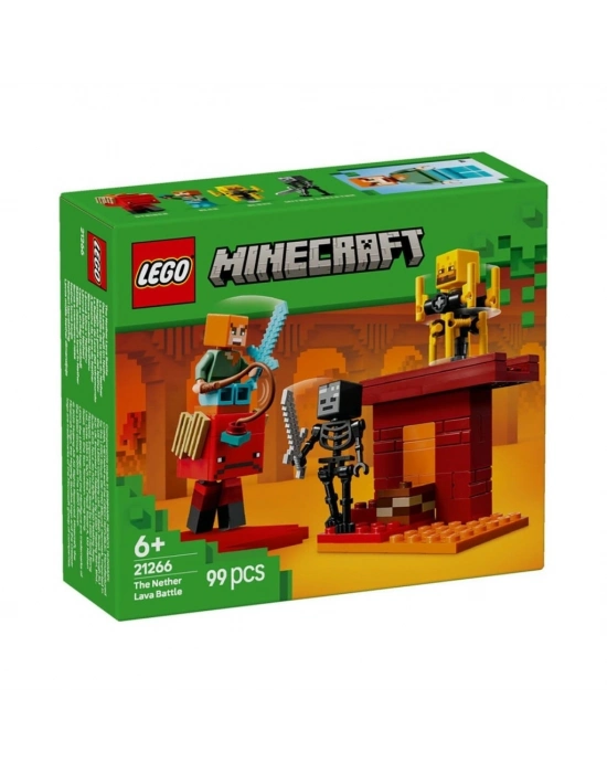 ® 21266   Minecraft Nether Lav Savaşı 99 parça +6 yaş