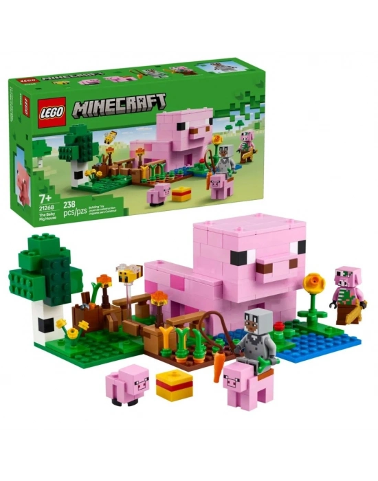 ® 21268   Minecraft Baby Pig Evi 238 parça +7 yaş