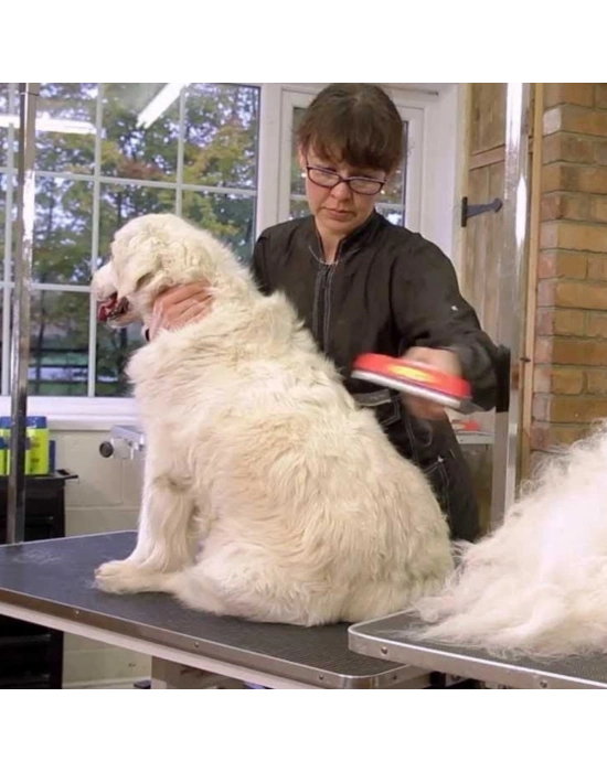 ®  23 KG Üzeri Uzun Tüylü Köpekler İçin Tüy Toplayıcı Ergonomik Tarak