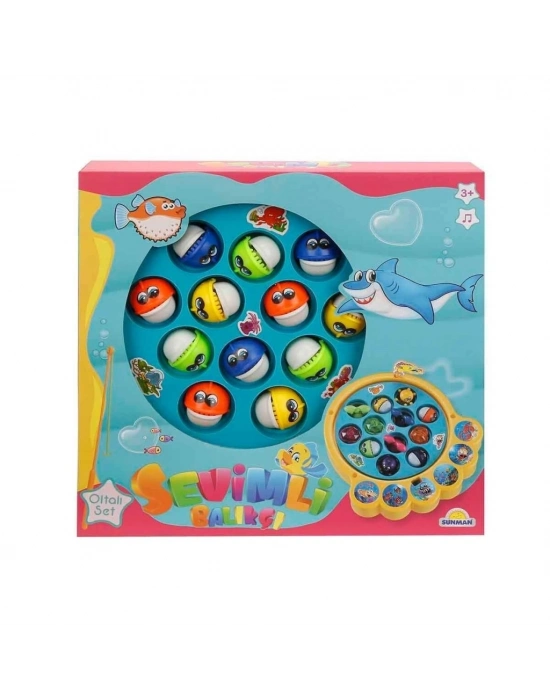 2363 Hareketli ve Sesli Balık Tutma Oyun Seti