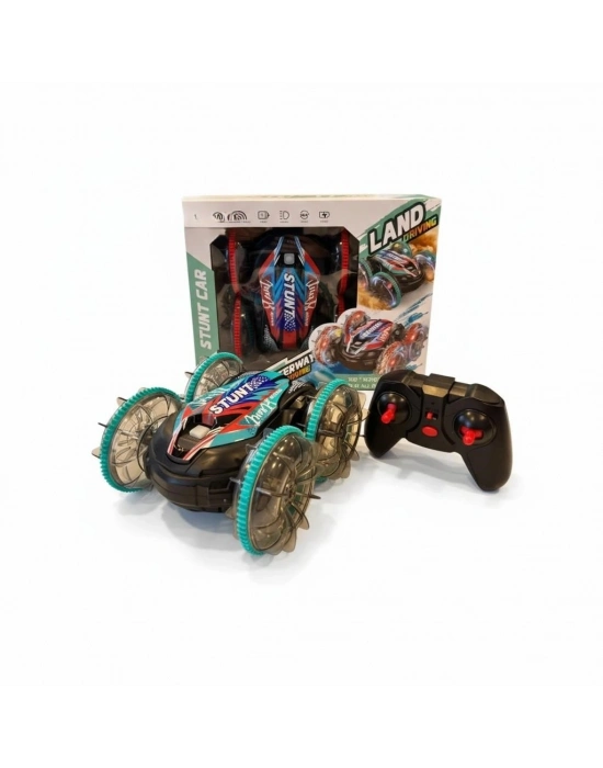 2.4 GHZ ÇİFT TARAFLI SUDA VE KARADA GİDEN KUMANDALI ARABA