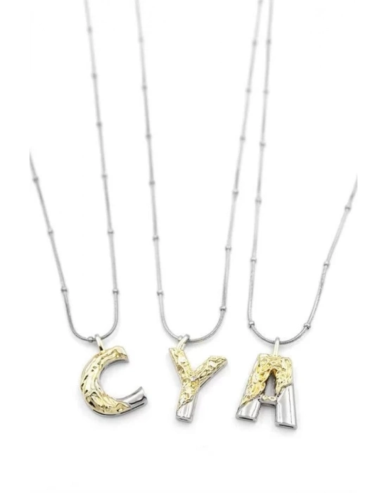 24lü Harf Kolye - Gümüş