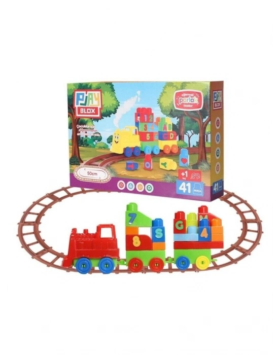 2403 - PLAYBOX 41 PARÇA LEGO TREN SETİ