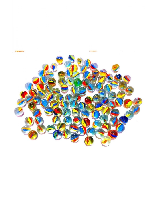 25 Adet Karışık Renk Cam Misket Bilye Oyuncak Cam Bilya Gülle