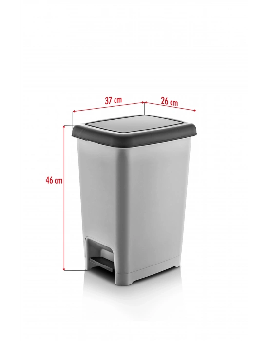 25 Litre Basmalı Çöp Kovası