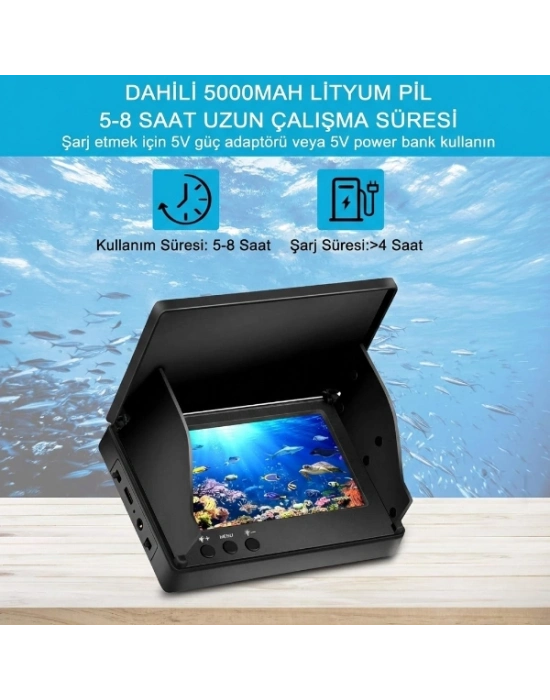 25 Metre Sualtı Balık Tutma Kamerası