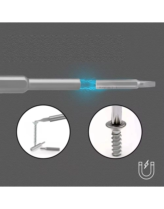 25 Parça Çok Fonksiyonlu Hassas Tornavida Seti – Telefon Tablet Elektronik Tamir Tornavida Seti