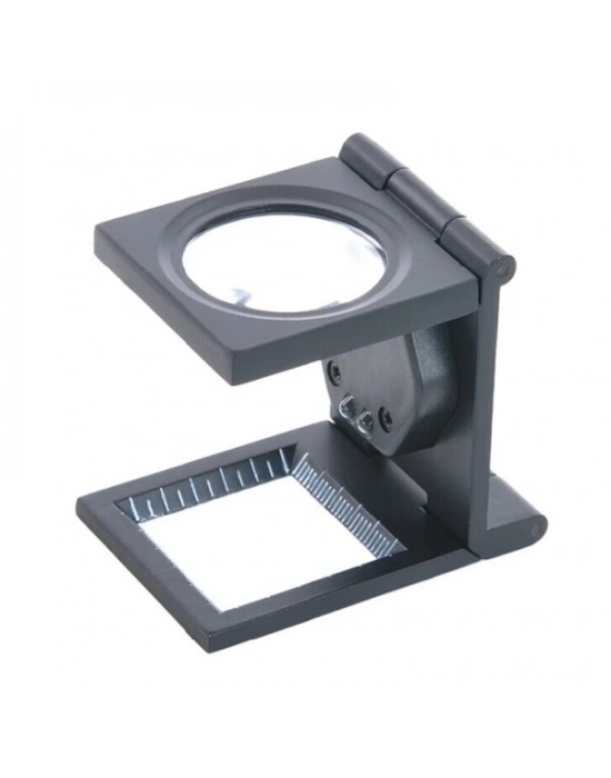 25x25 Mm Full Çelik Kaplı Katlamalı Büyüteç Th9005b