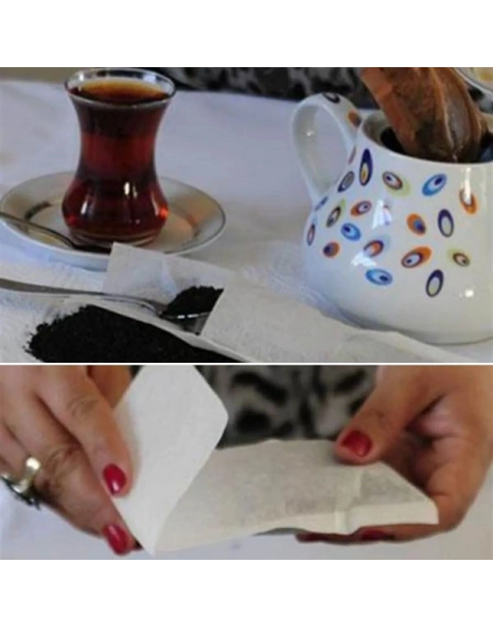 ®  26 Adet Pratik Kullan At Çay,Bitki Çayı,Filtre Kahve Demleme Poşeti Süzgeci