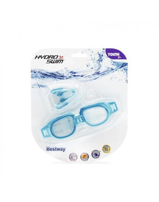 ® 26034  Çocuk Yüzücü Gözlüğü, Burun Mandalı ve Koruyucu Kulak Tıkacı Seti 7+