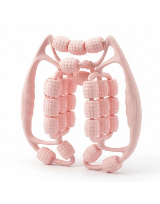 ®  27 Tekerlekli Lenfatik Masaj Roller – Selülit Giderici, Cilt Sıkılaştırıcı, Bacak Kol Sırt Masaj Aleti