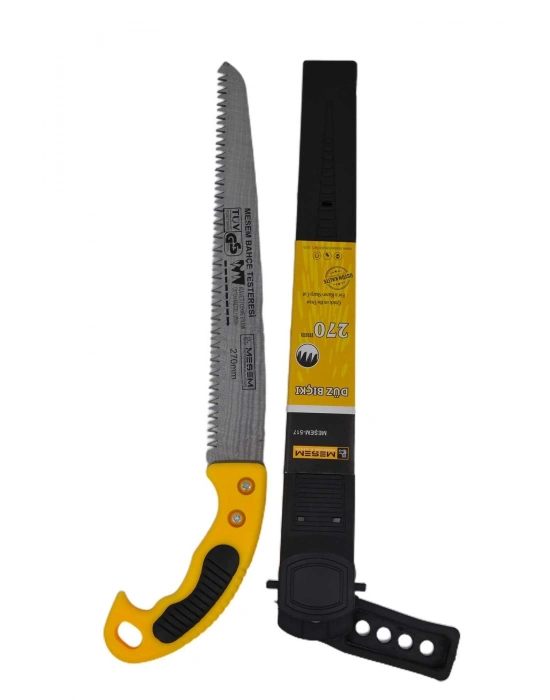270 mm Düz Bıçaklı Testere Bıçkı Kılıflı Budama Bahçe Testeresi