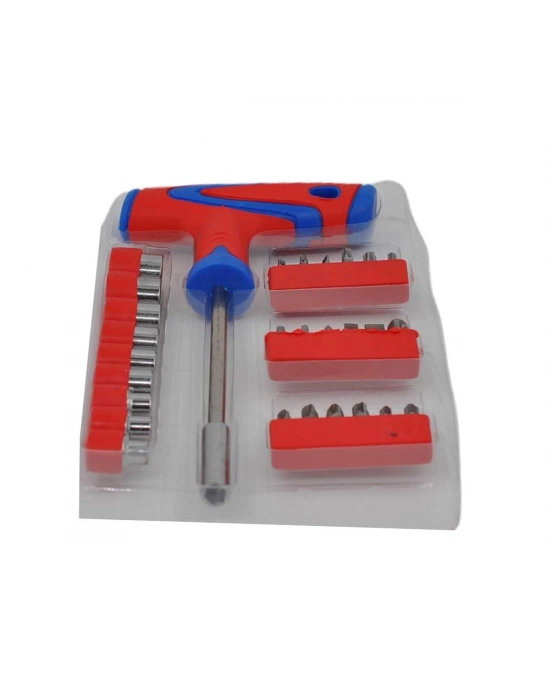 28 Parça T Alyan Lokma Ve Tornavida Seti Takımı Paslanmaz Çelik