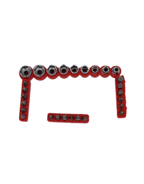 28 Parça T Alyan Lokma Ve Tornavida Seti Takımı Paslanmaz Çelik