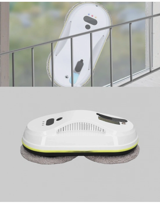 ® 2800 Pa Güçlü Emişli Akıllı Cam Temizleyici Robot
