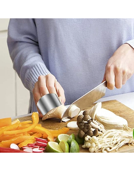 ®  2li Metal Parmak Koruyucu Hızlı ve Güvenli Kesme Paslanmaz Çelik Koruyucu Aparat