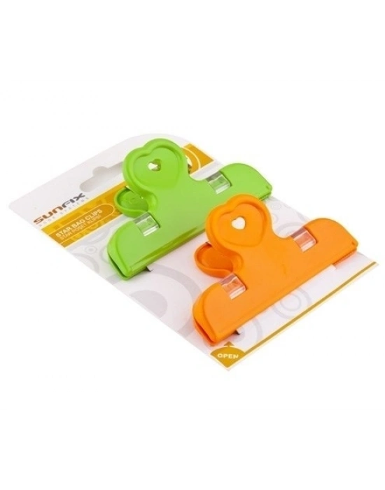 ®  2li Pratik Torba Paket Ve Poşet Kapatıcı Kilitli Klips Mandal